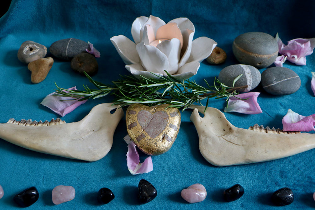 Grief Tending Events and Support Groups London shrine detail